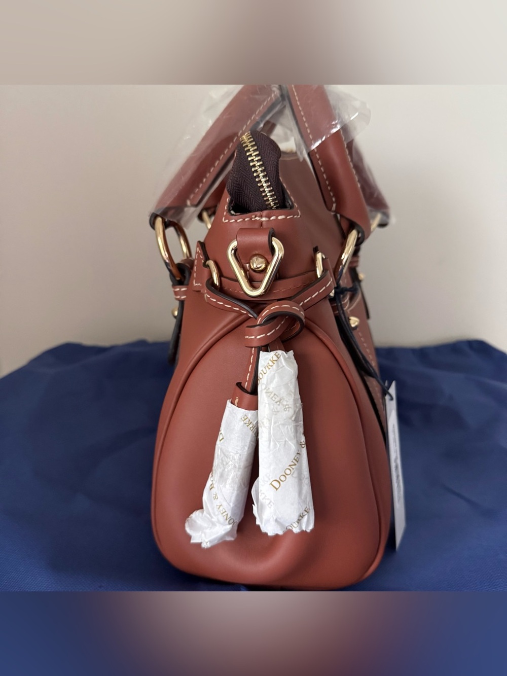 Dooney & Bourke Penrose Satchel 30 - Picture 3 of 9